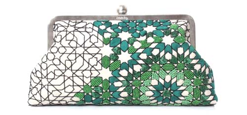 Arabesque Emerald Classic clutch - Sarah’s Bag